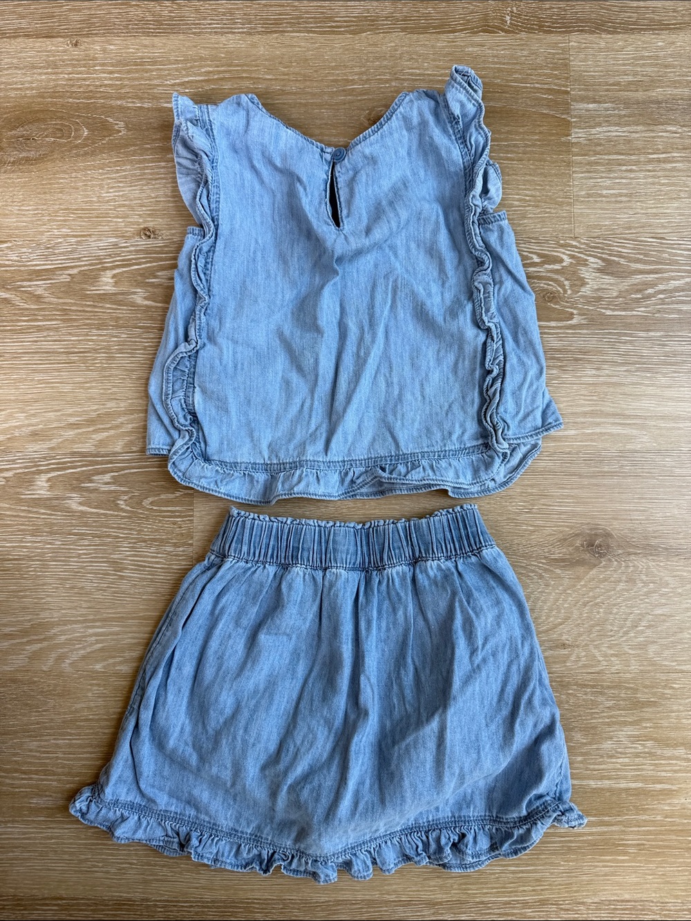 Gap Chambray Skort Set Size 4T - Picture 5 of 6